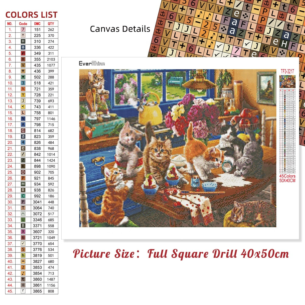 Cute Cat Diamond Painting