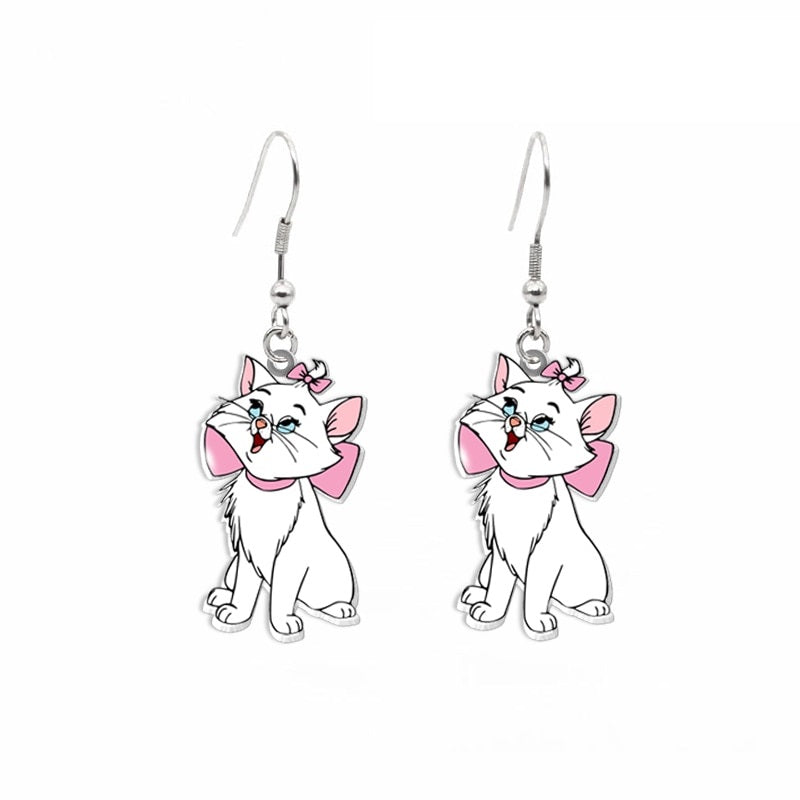 Cute Cat Earrings - Heads Up - Cat earrings