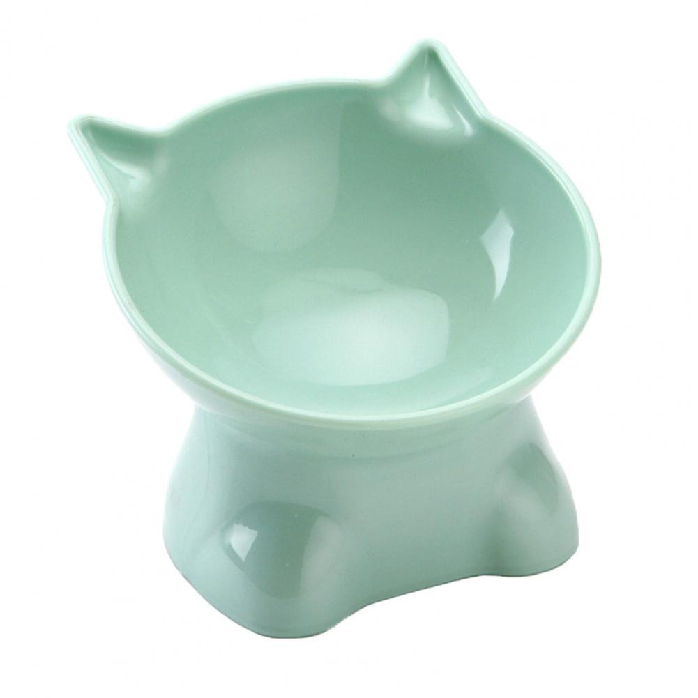Cute Cat Food Bowls - Green - Cat Bowls