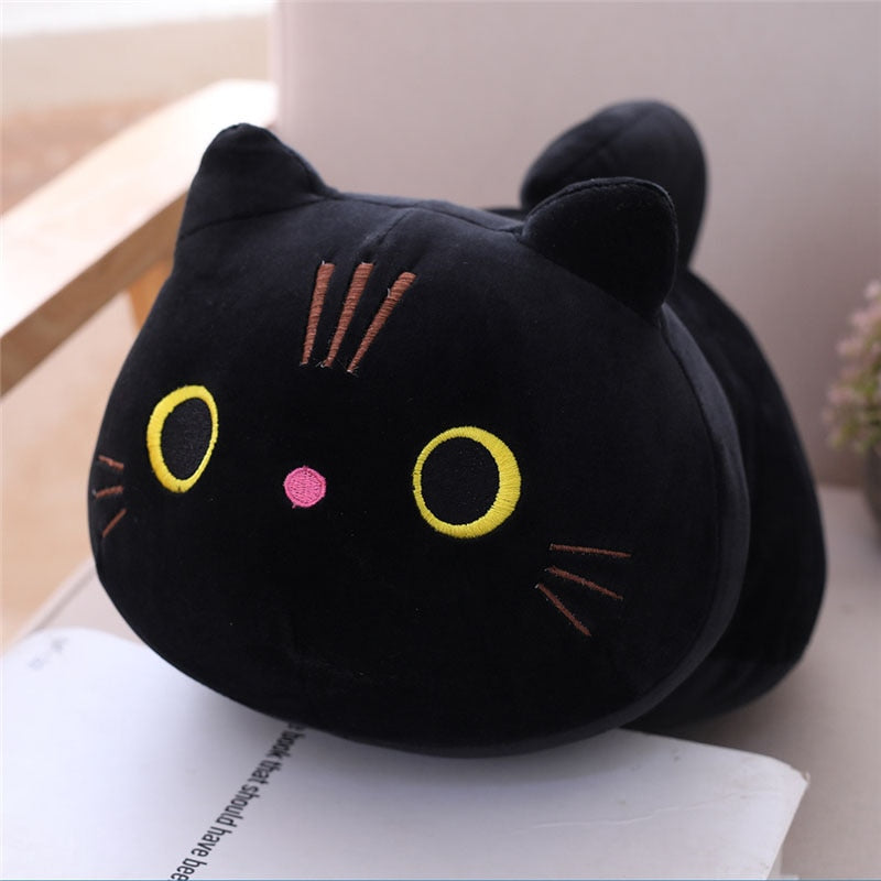 Cute Cat Pillow - 24cm / Black Cat