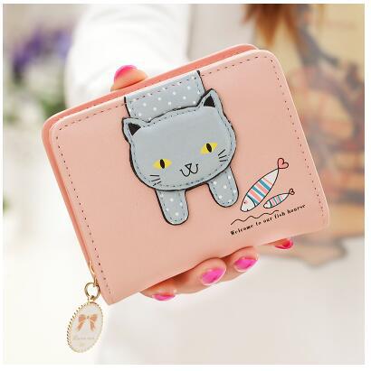 Cute Cat Purse - Pink - Cat purse