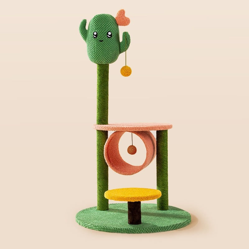 Cute Cat Scratching Post - Orange - Cat scratching post