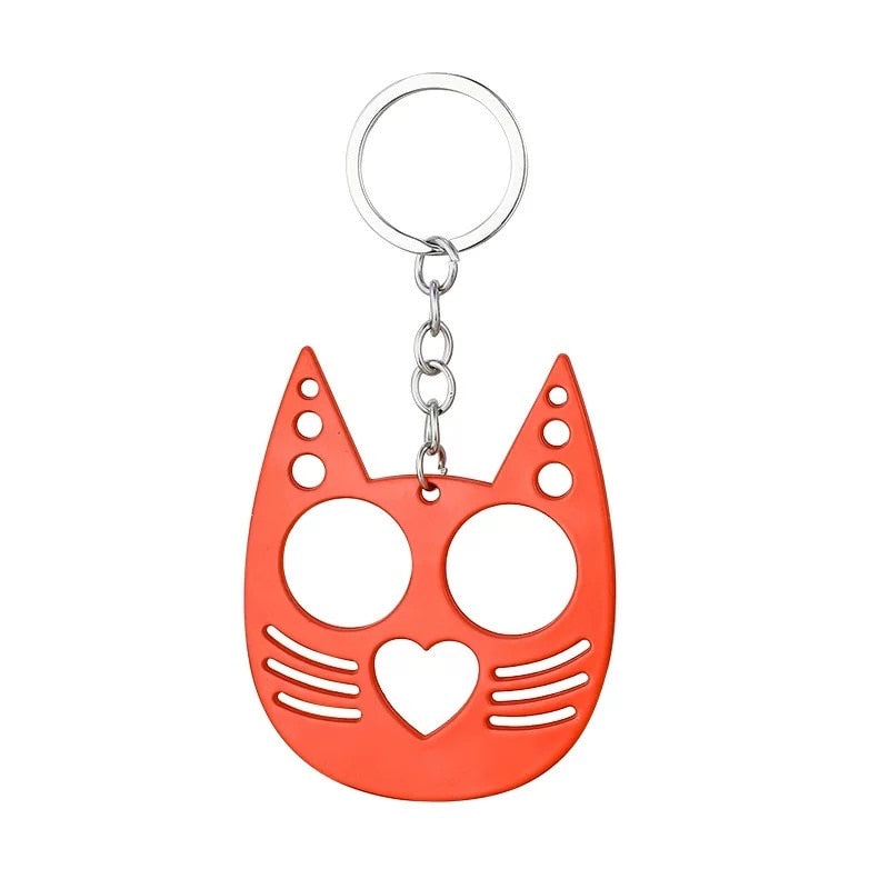 Cute Cat Stabber Keychain - Orange - Cat Keychains