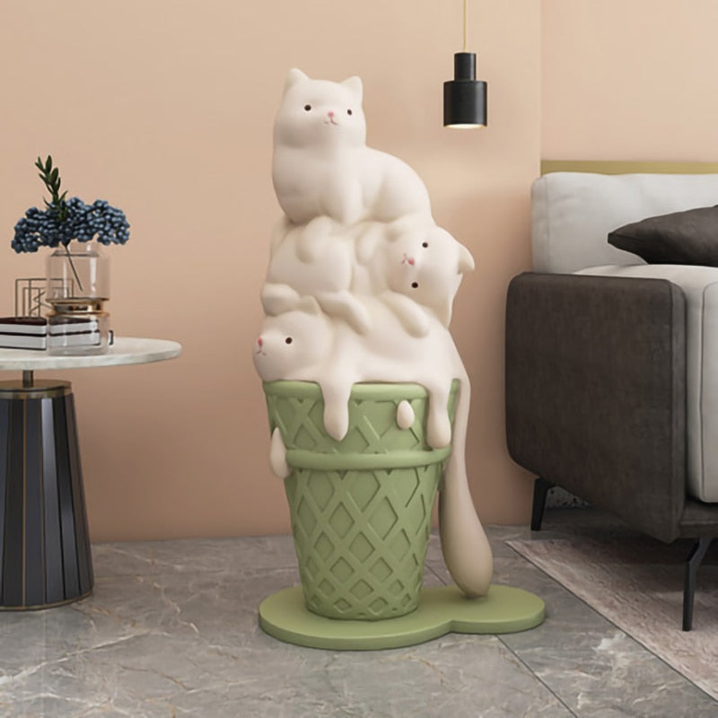 Cute Cat Statue