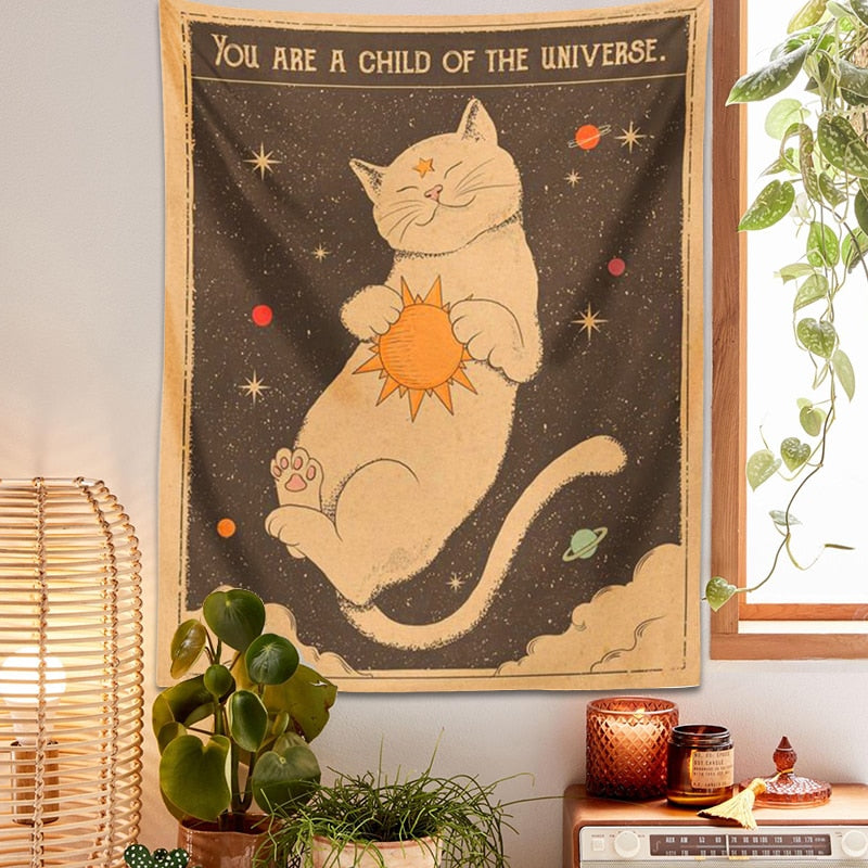 Cute Cat Tapestry - Cat Tapestry