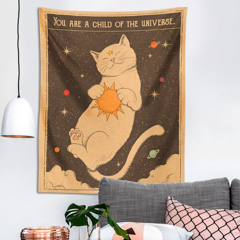 Cute Cat Tapestry - Cat Tapestry