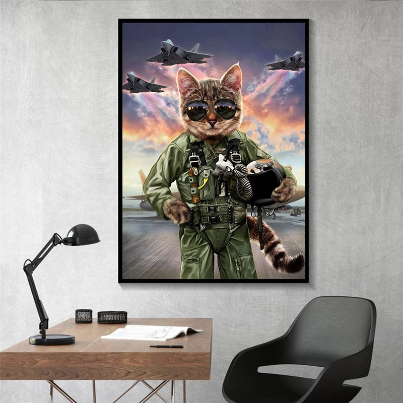 Cute Cat Wall Art