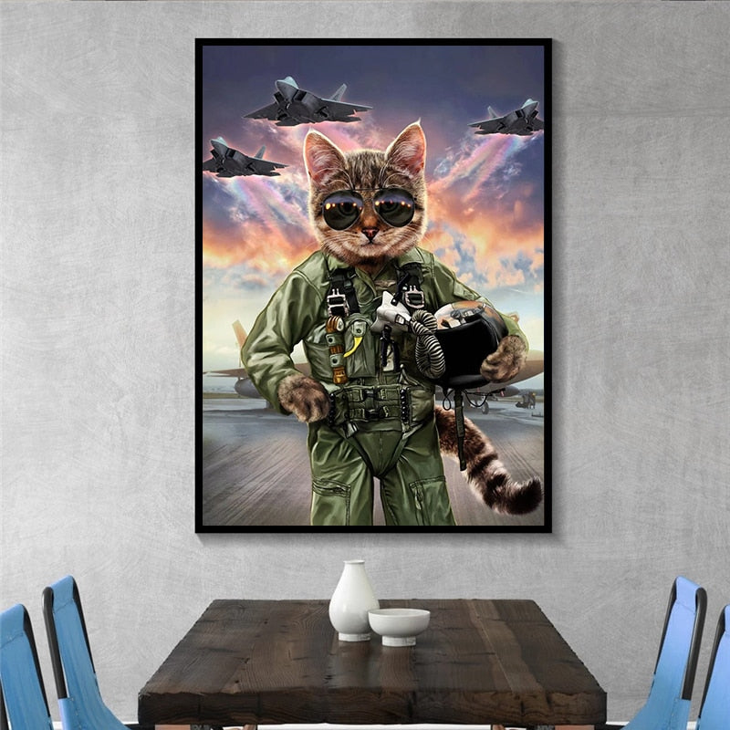 Cute Cat Wall Art