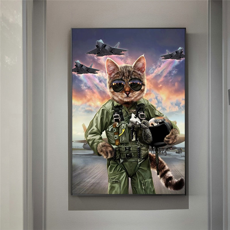 Cute Cat Wall Art