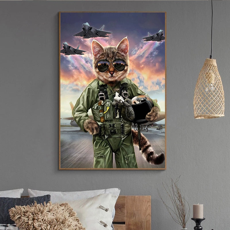 Cute Cat Wall Art