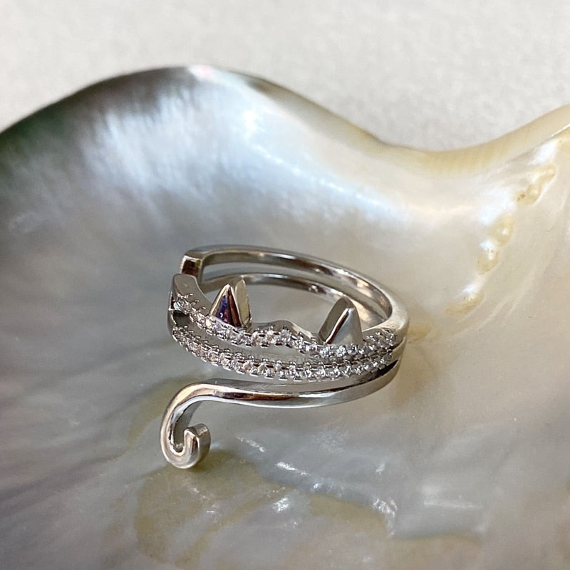 Cute Diamond Cat Ring - cat rings
