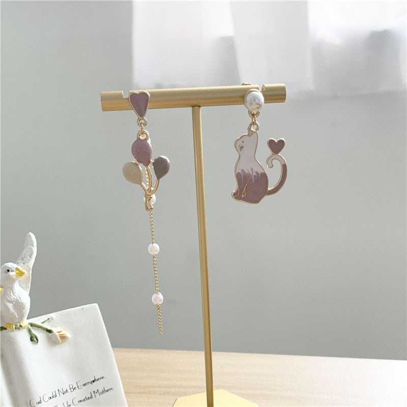 Cute Drop Cat Earrings - Cat earrings