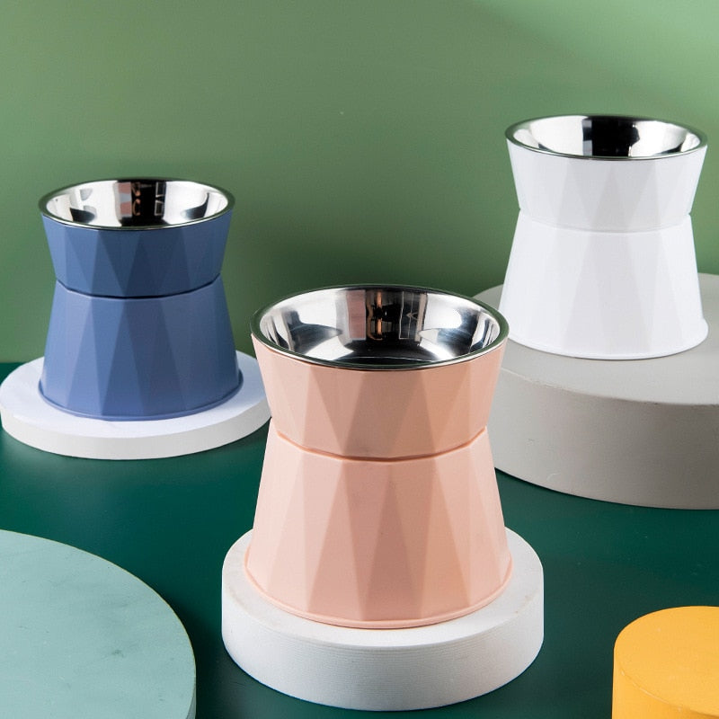 Cute Elevated Cat Bowl - Cat Bowls
