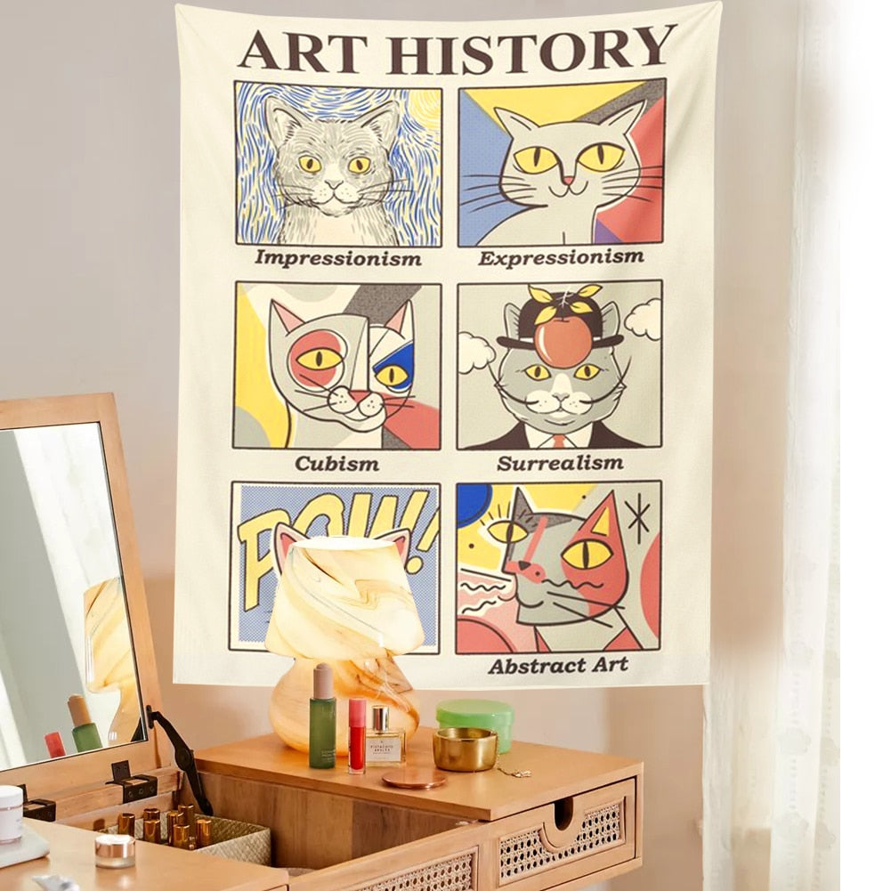Cute Funny Cat Tapestry - Cat Tapestry