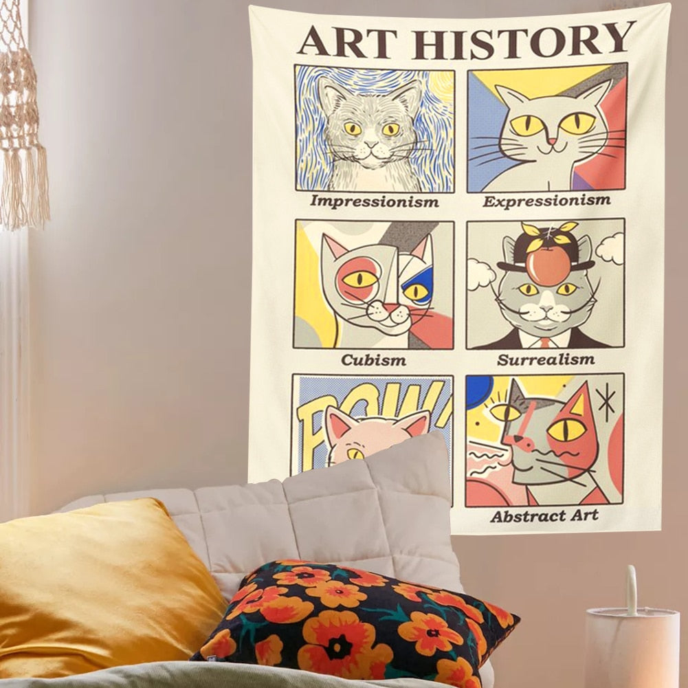 Cute Funny Cat Tapestry - Cat Tapestry