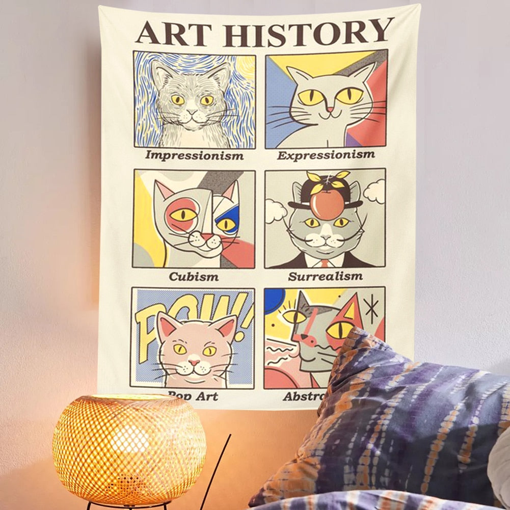 Cute Funny Cat Tapestry - Cat Tapestry