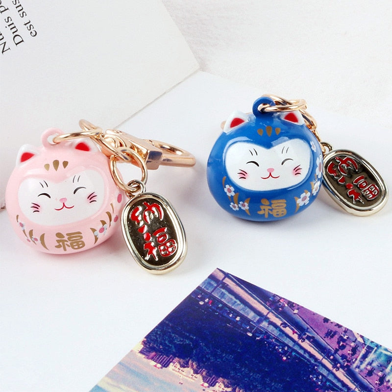 Cute Japanese Cat Keychain - Cat Keychains