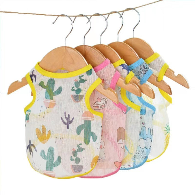 Cute Print Breathable Clothes for Cat - Clothes for cats