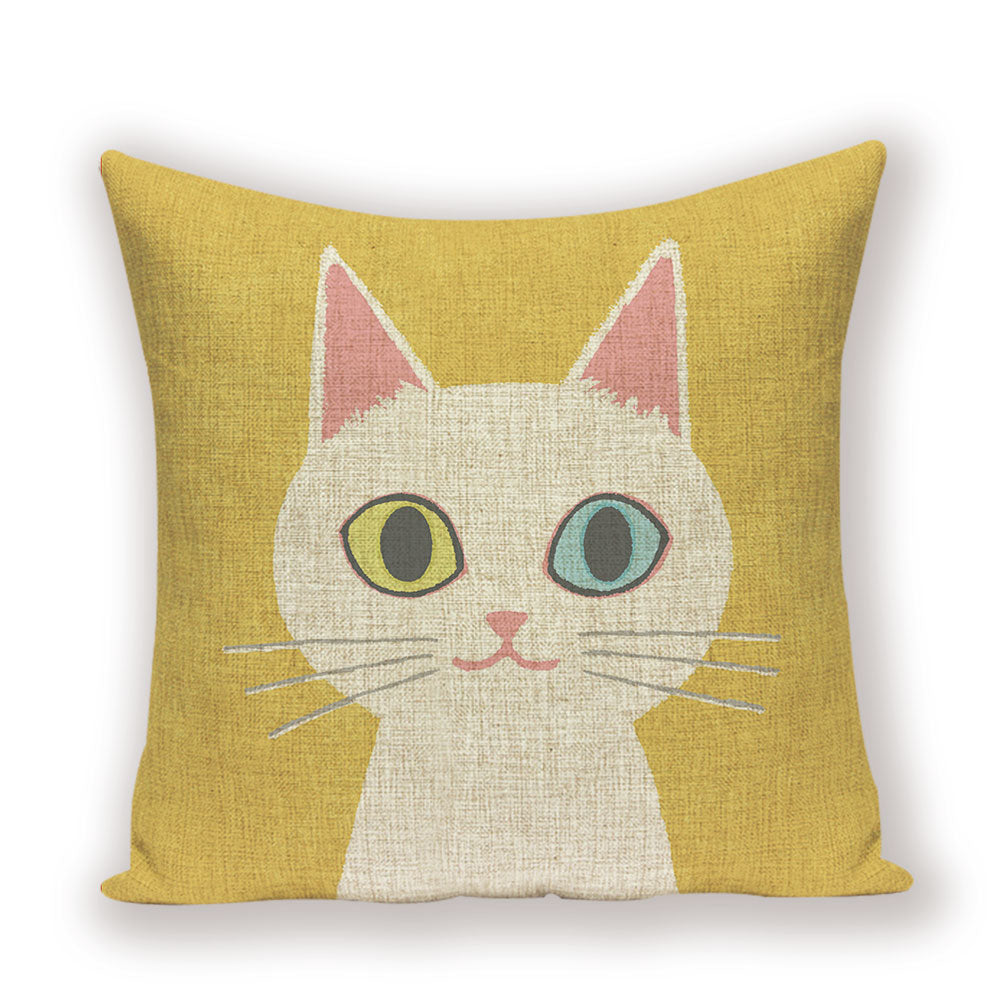 Decorative cat clearance pillows