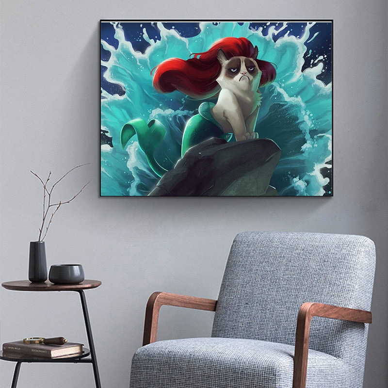 Diamond Painting Crazy Cats