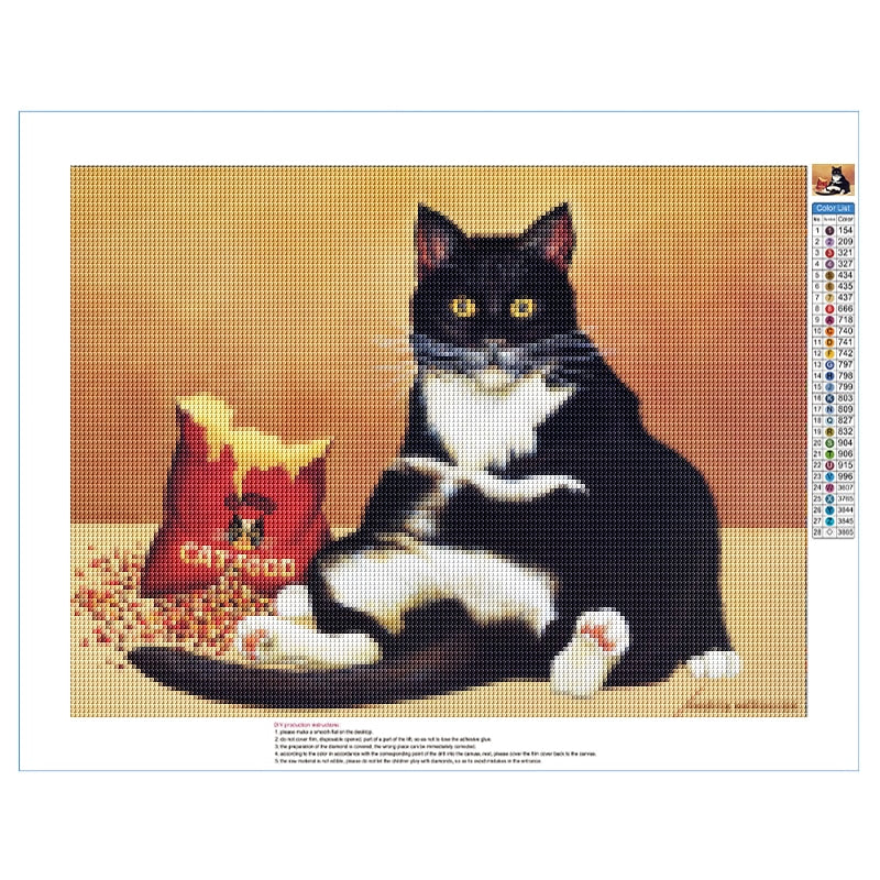 Diamond Painting Crazy Cats