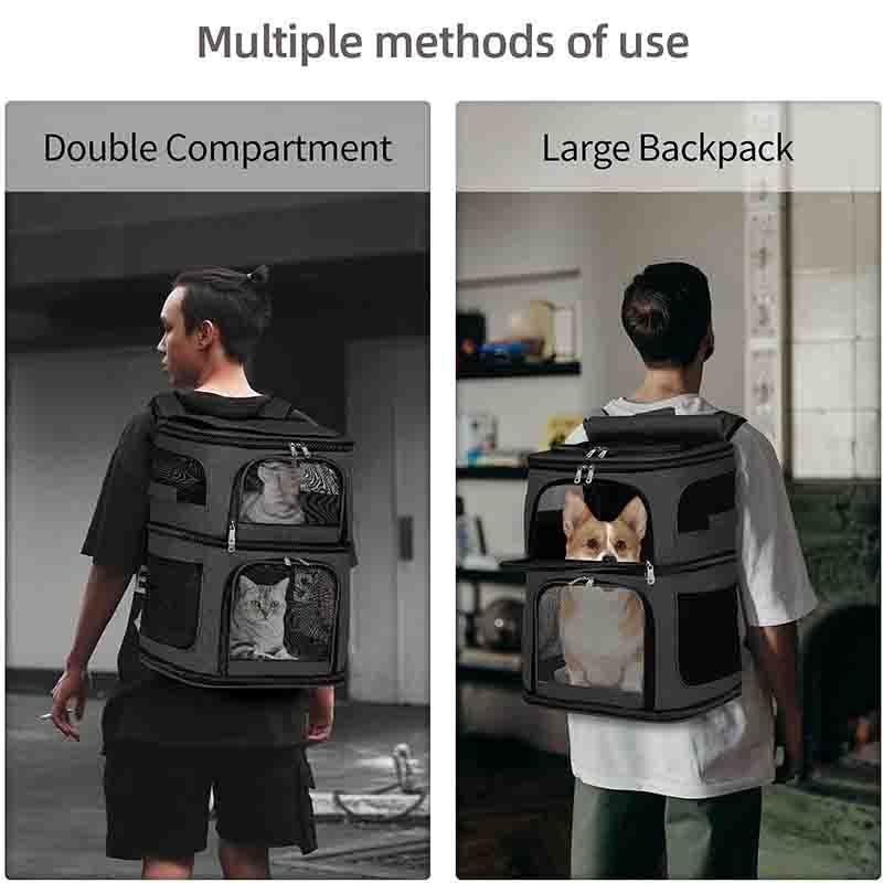 Double Cat Carrier Backpack - Double Cat Carrier Backpack