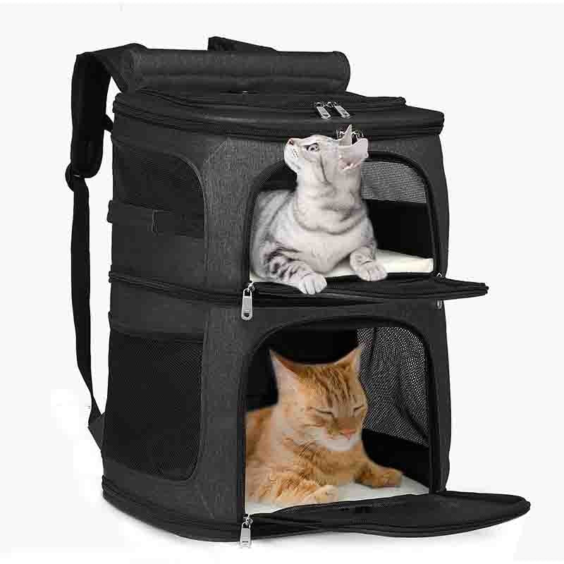 Double Cat Carrier Backpack - Double Cat Carrier Backpack