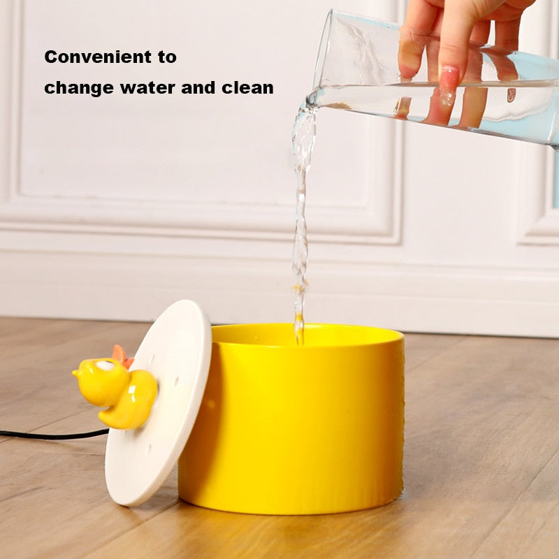 Duck Cat Water Fountain - Cat water fountain