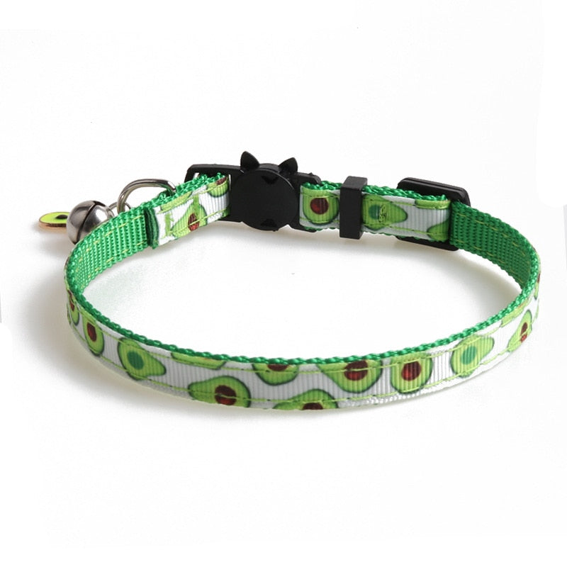 Elastic Fruit Collars for Cats - Avocado / 1.0x28cm - Cat