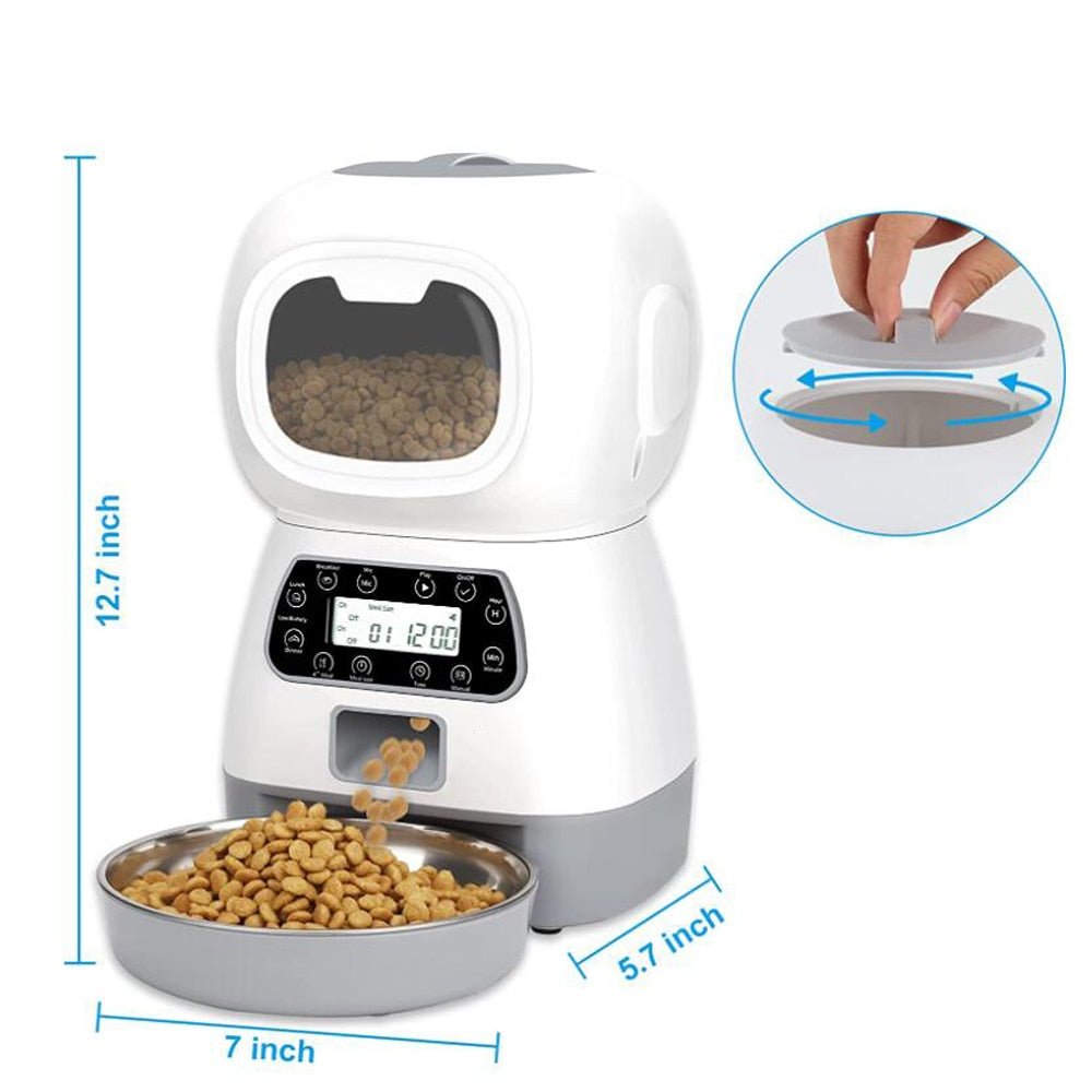 Electronic Cat Food Dispenser - Cat Food Dispenser