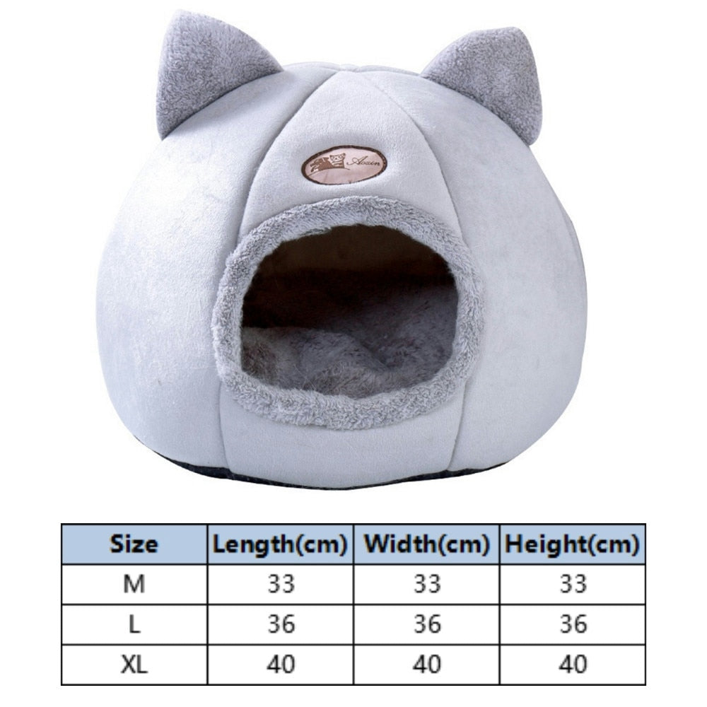 Elegant Cat Bed - Gray / M / United States