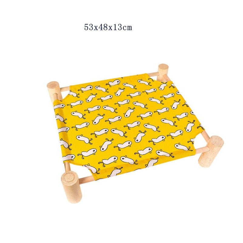Elevated Cat Bed - Yellow Duck