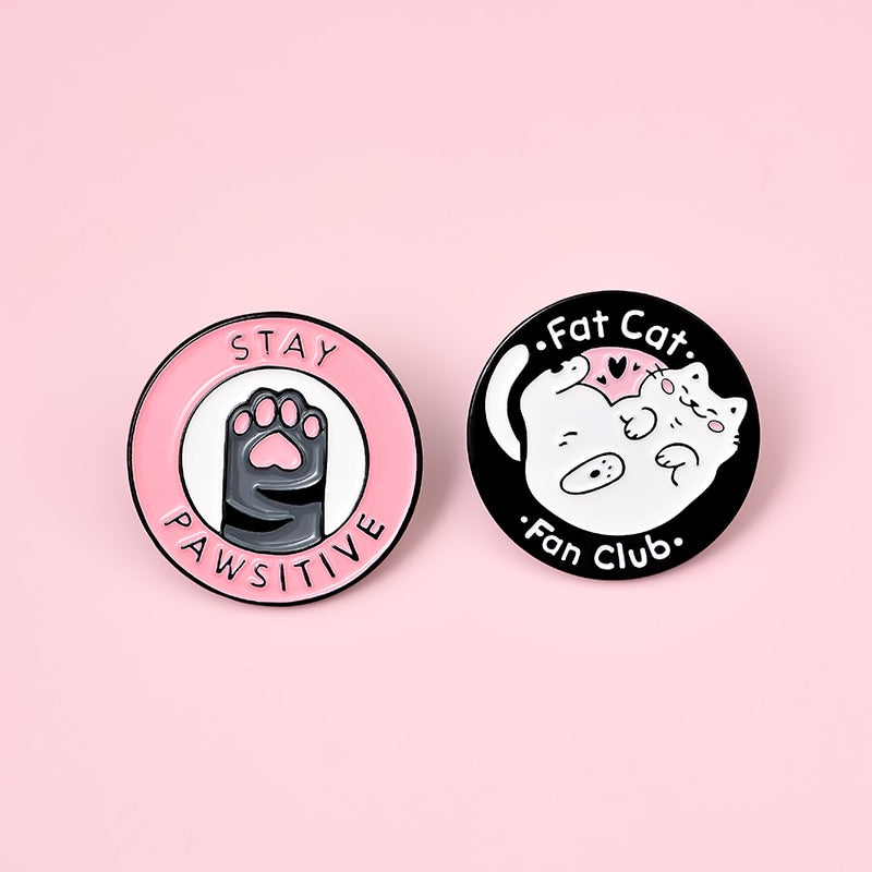 Enamel Cat Pins