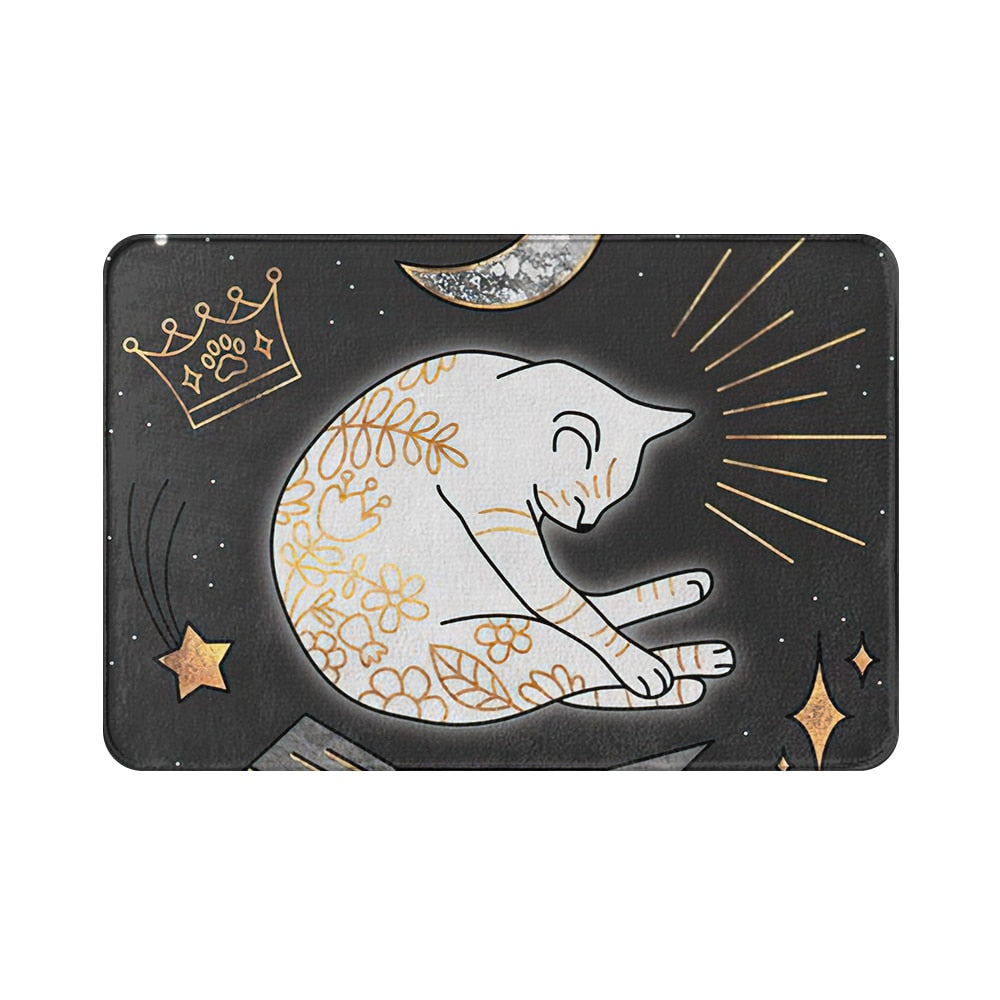 Entrance Cat Rug - Black / 400MMx600MM