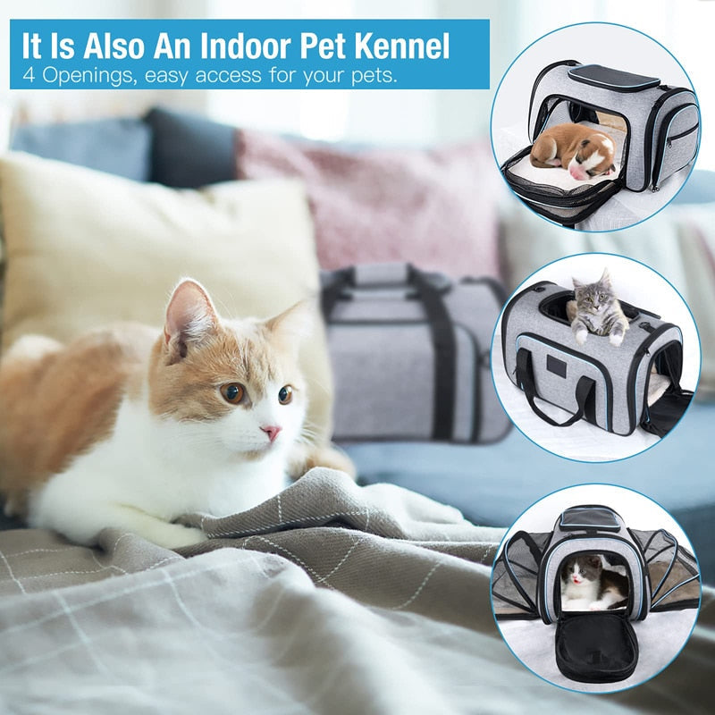 Expandable Cat Carrier Backpack - Expandable Cat Carrier