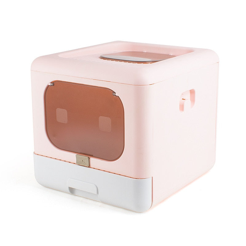 Extra Large Cat Litter Box - Pink - Cat litter Box