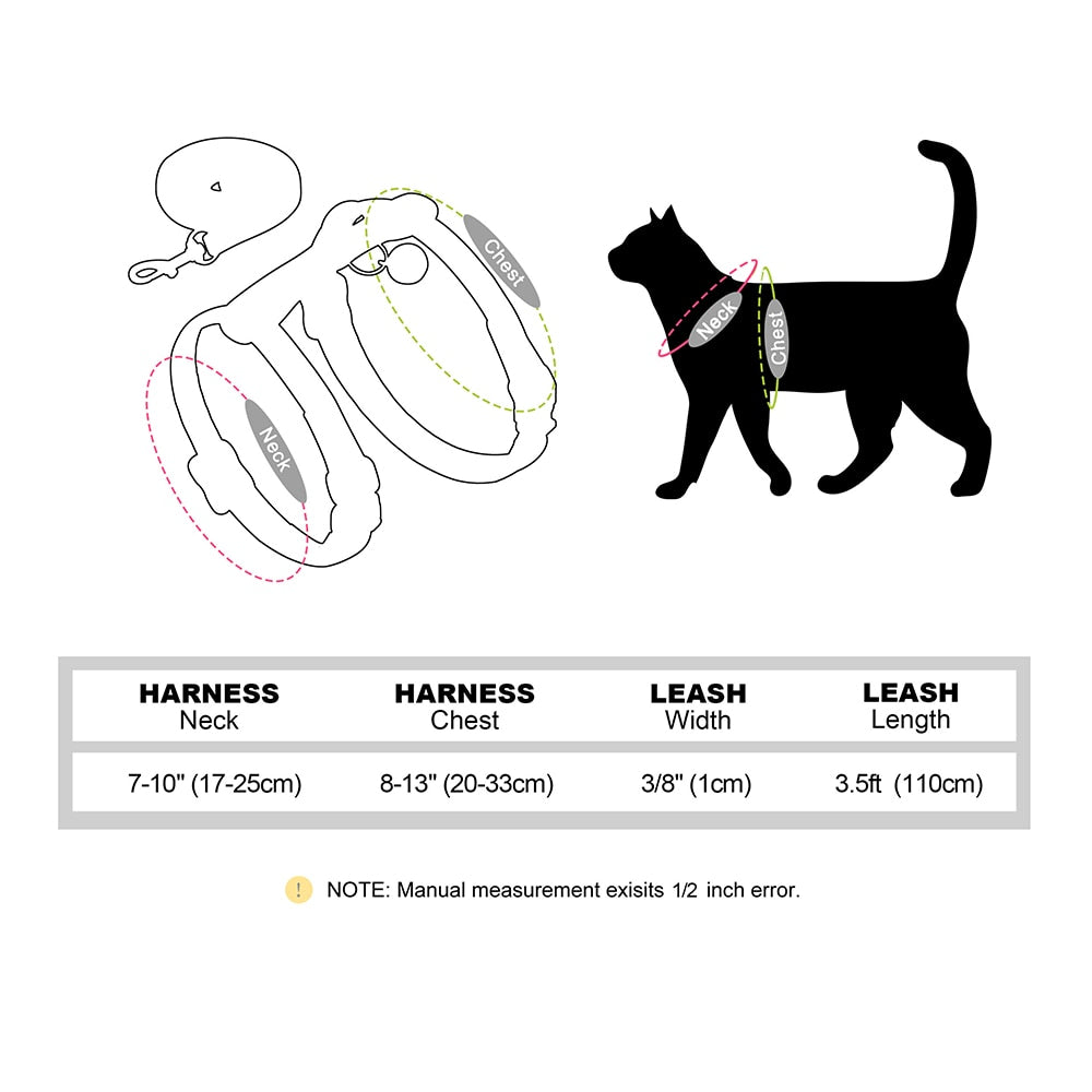Extra Small Cat Harness - cat harness leash