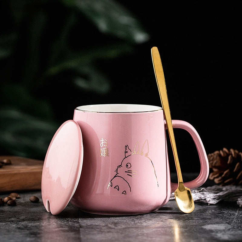 Fancy Cat Mug - Pink / 400ml