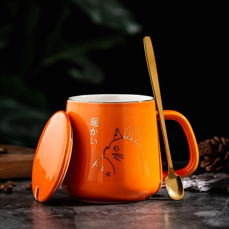 Fancy Cat Mug - Orange / 400ml