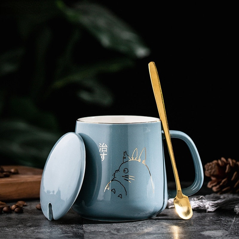 Fancy Cat Mug - Sky blue / 400ml