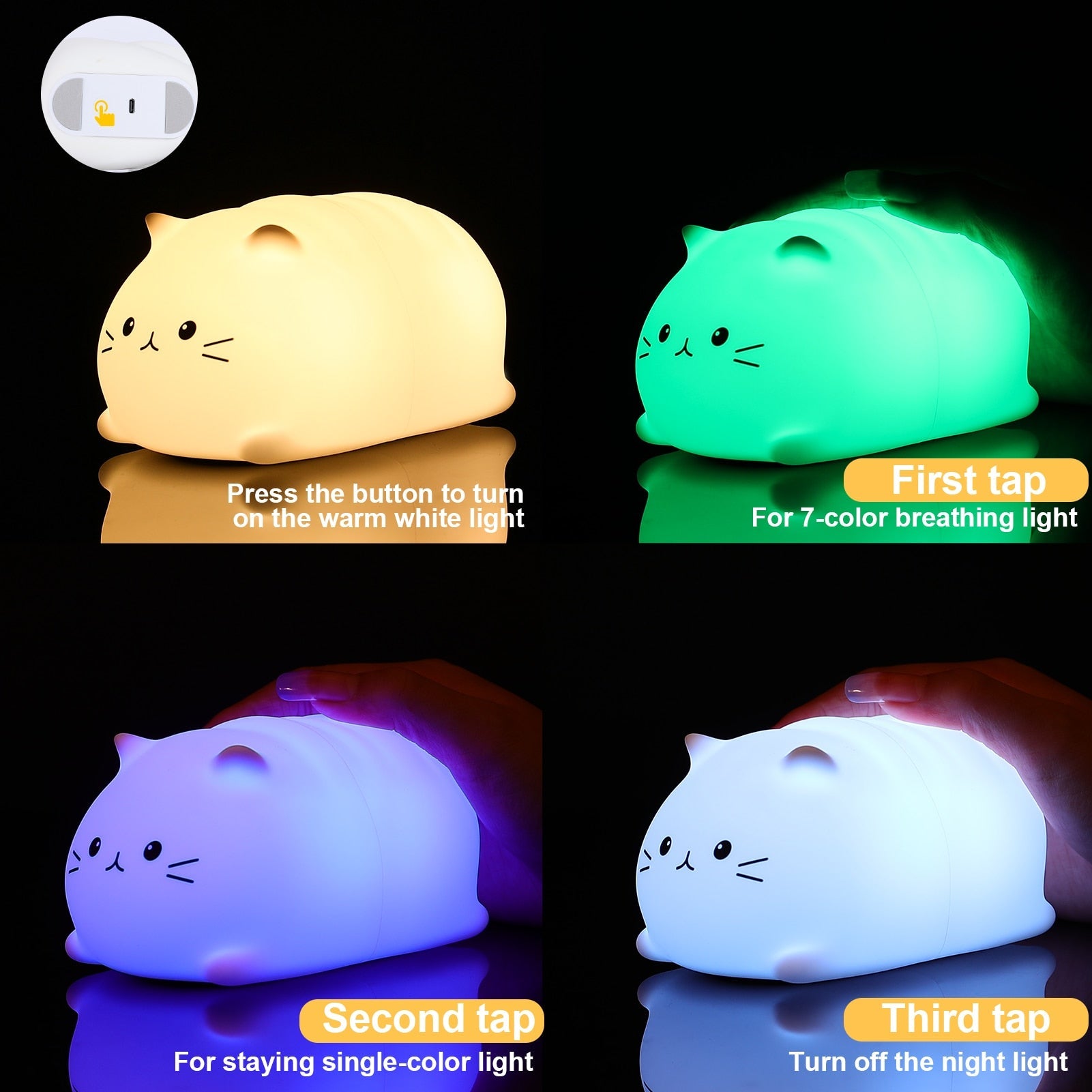 Fat Cat Night Light