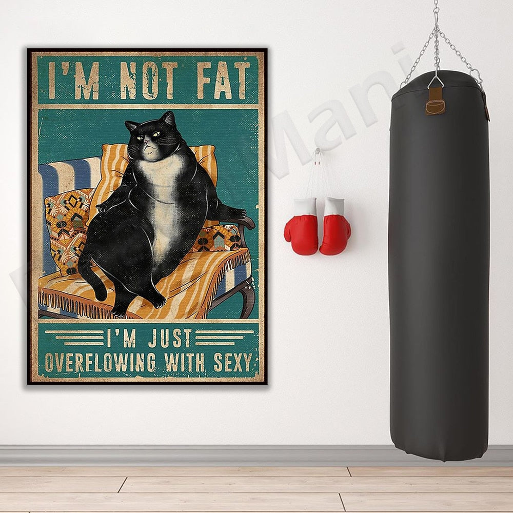 Fat Cat Wall Art