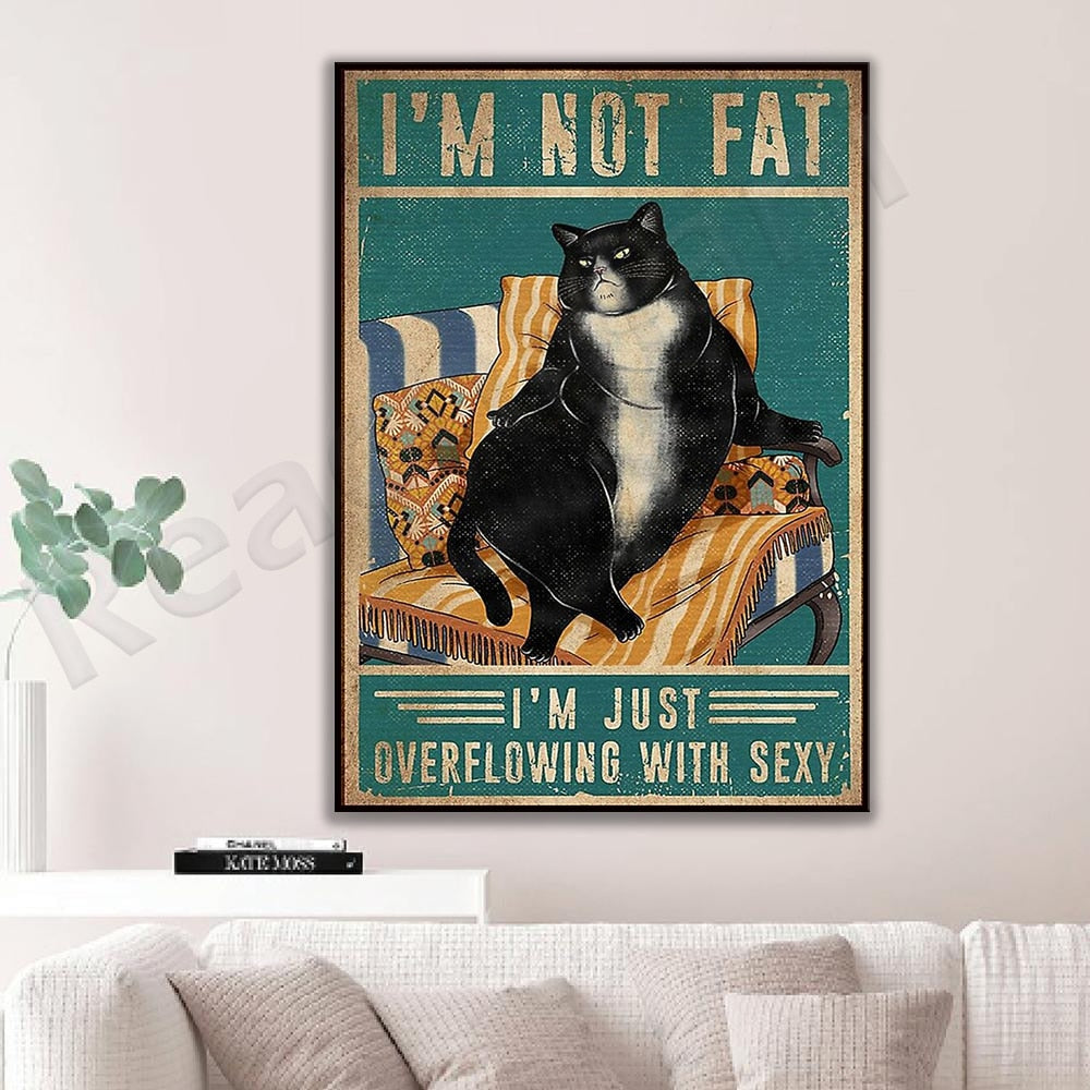 Fat Cat Wall Art