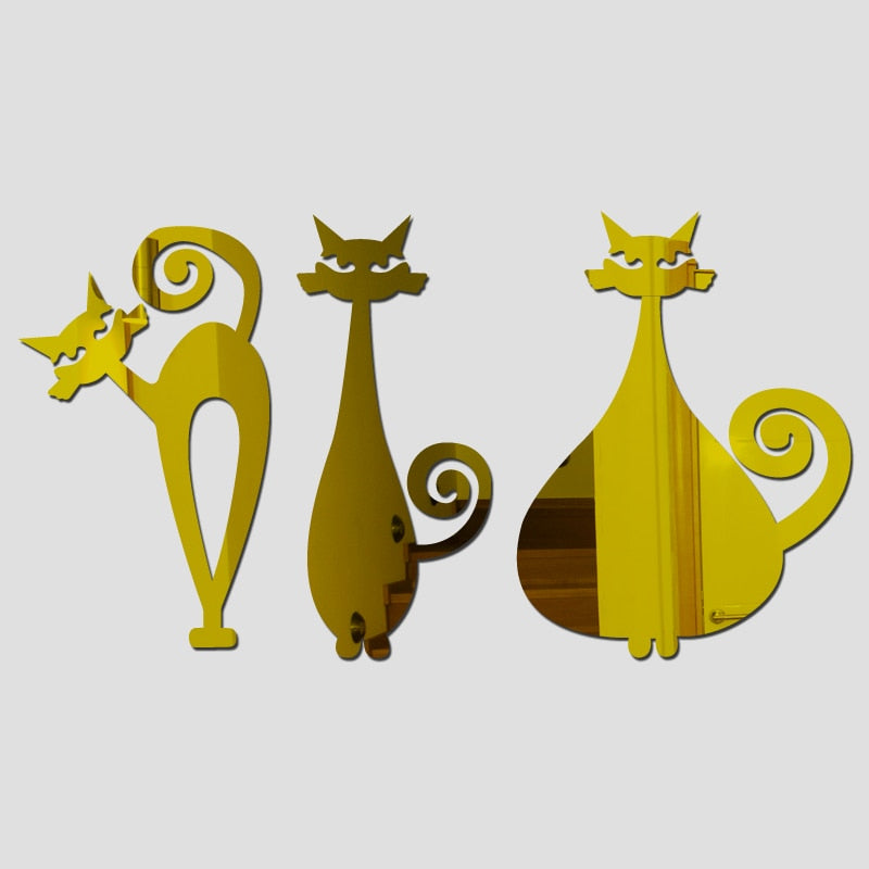 Felix the Cat Wall Art - Gold