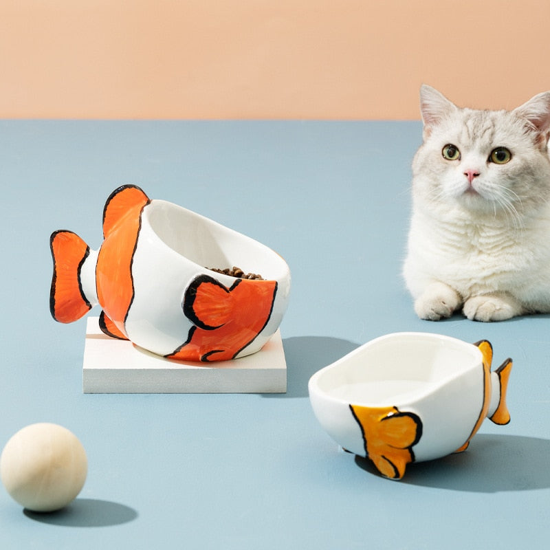 Fish Cat Bowl - Cat Bowls
