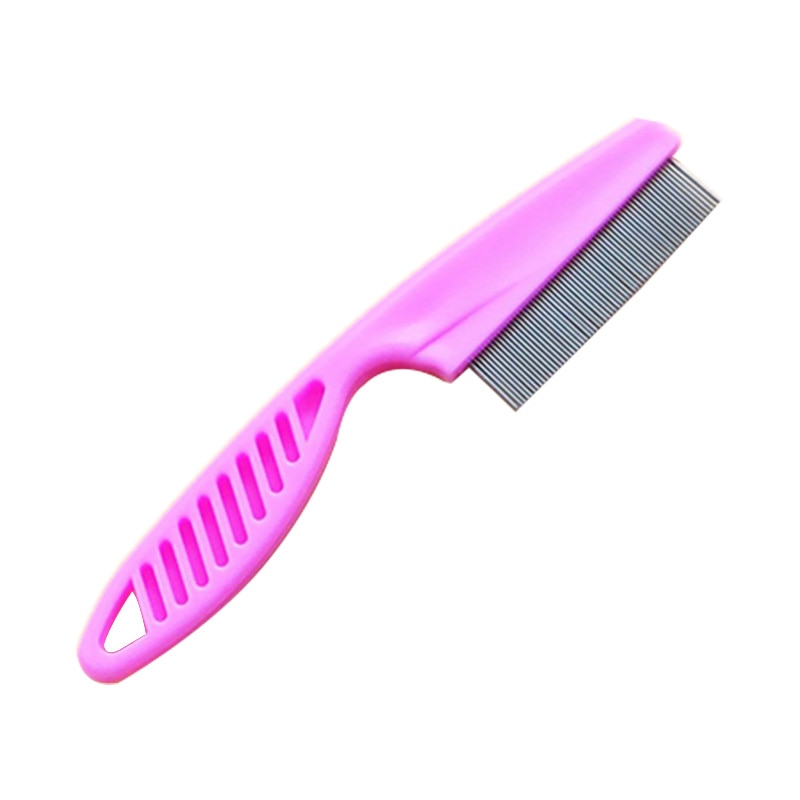 Flea Brush for Cats - Pink / S