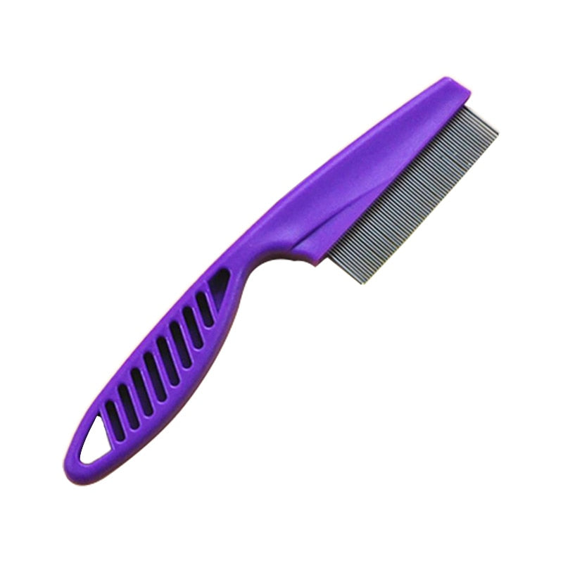 Flea Brush for Cats - Purple / S