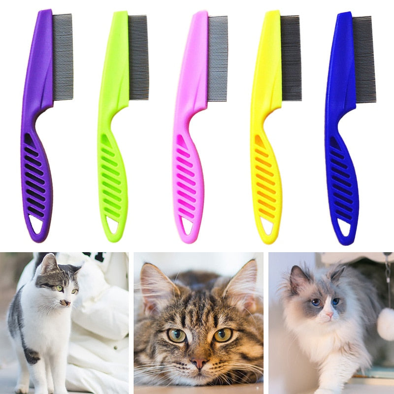 Flea brush clearance for cats