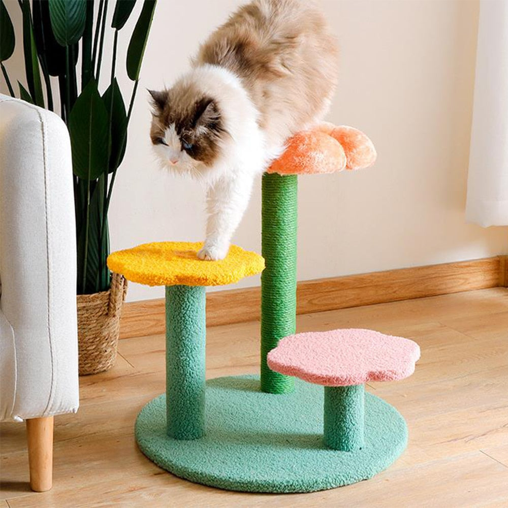 Flower Cat Scratching Post - Cat scratching post