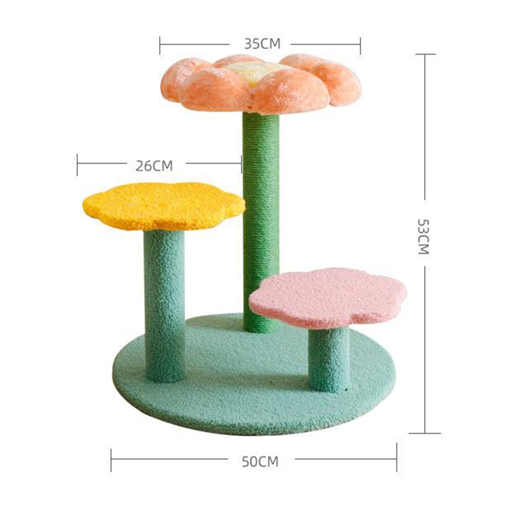 Flower Cat Scratching Post - Cat scratching post
